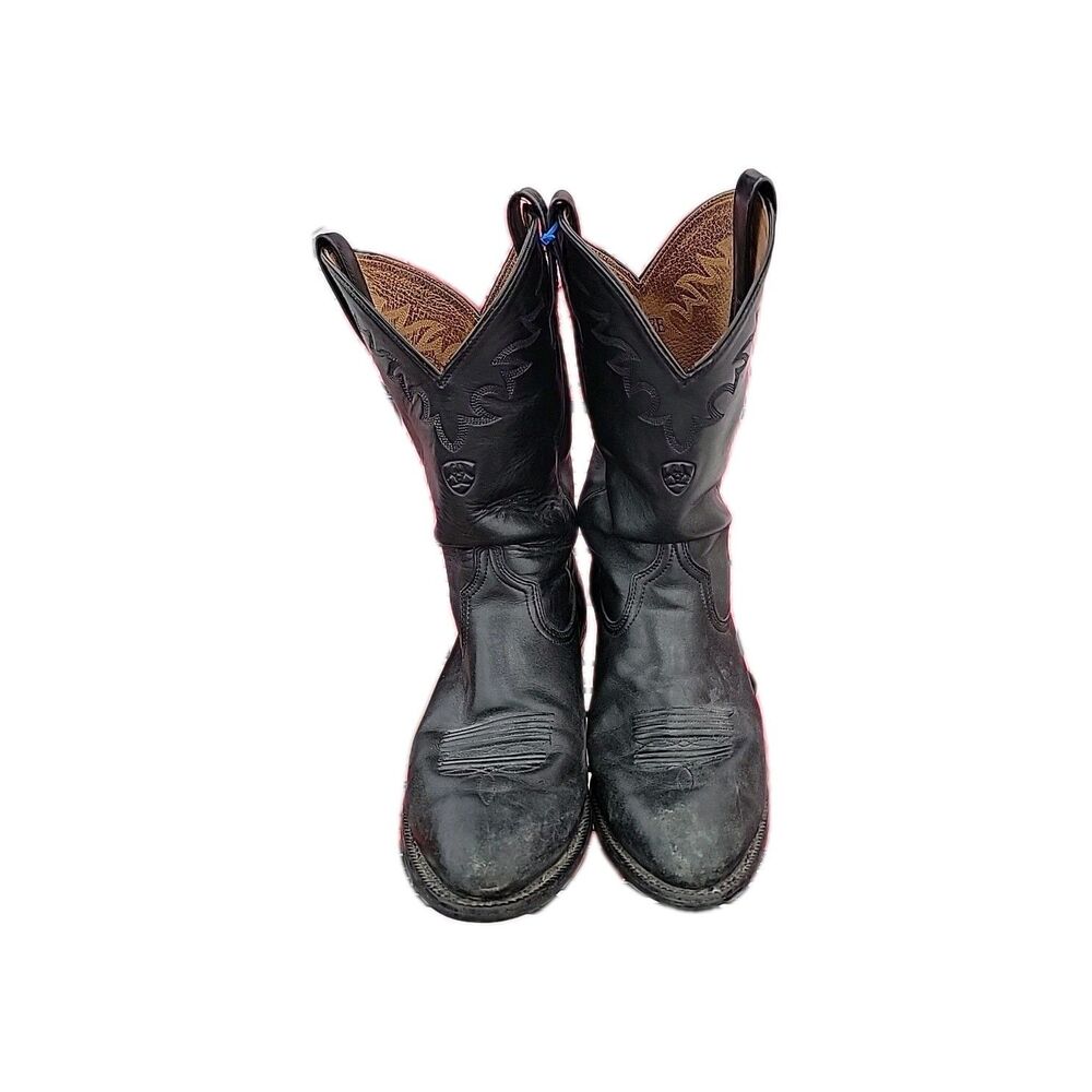 Ariat Heritage Sedona Western Men's Black Leather Cowboy Boots Size 9.5 EE 34601